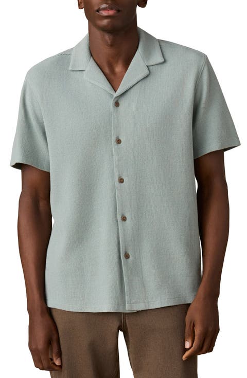 Oasis Organic Cotton Blend Camp Shirt