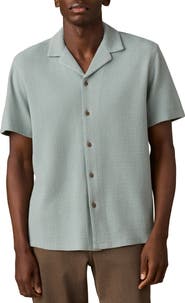Faherty Oasis Organic Cotton Blend Camp Shirt
