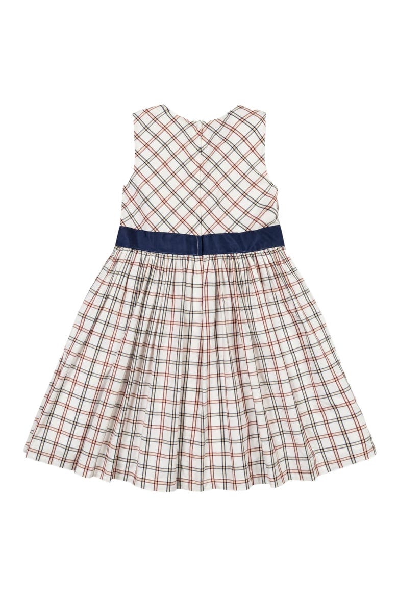Baby Girls' Organic Stretch Poplin Sash Dress, Infant, Alternate, color, Homeroom Check