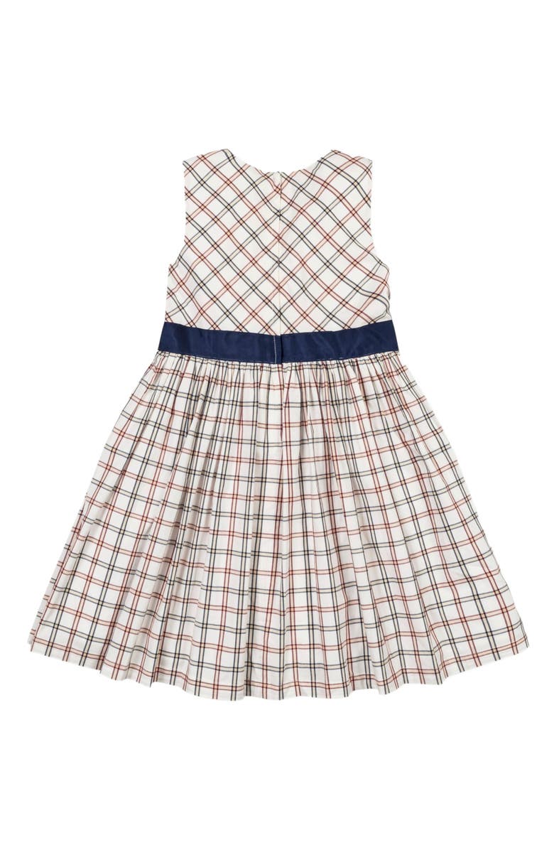 Hope & Henry Baby Girls' Organic Stretch Poplin Sash Dress, Infant, Alternate, color, 