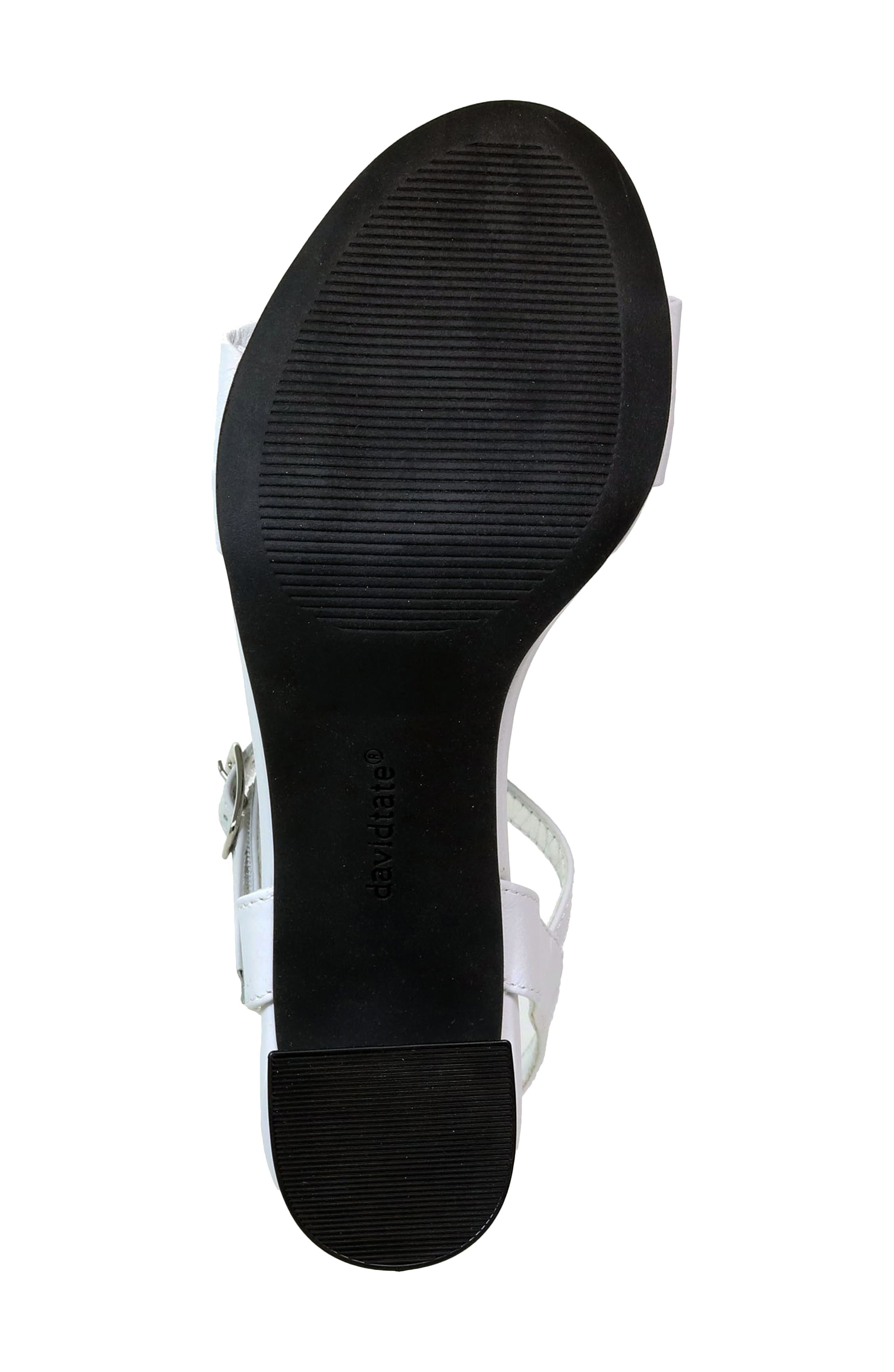 Ageless Ankle Strap Sandal, Alternate, color, WHITE