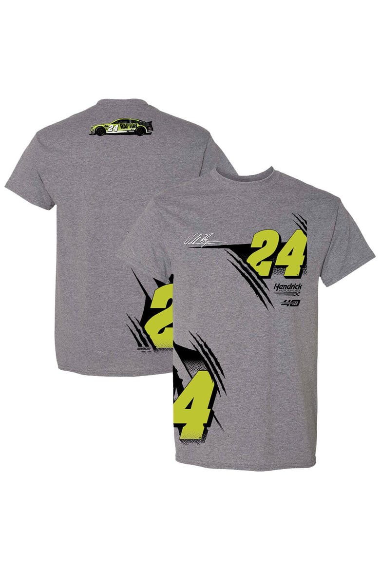 Men's Hendrick Motorsports Team Collection  Heather Charcoal William Byron  Raptor T-Shirt, Main, color, Heather Charcoal