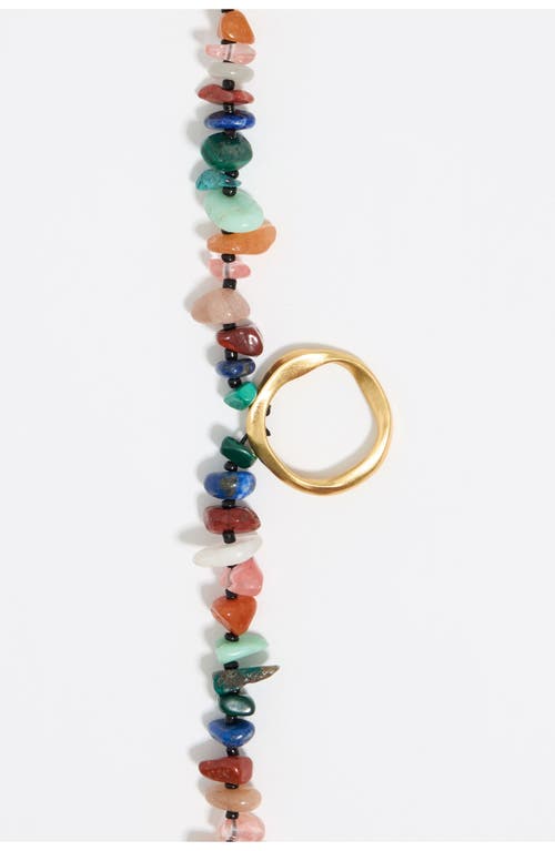Bimba Y Lola Multicolor Stones Necklace In Multi