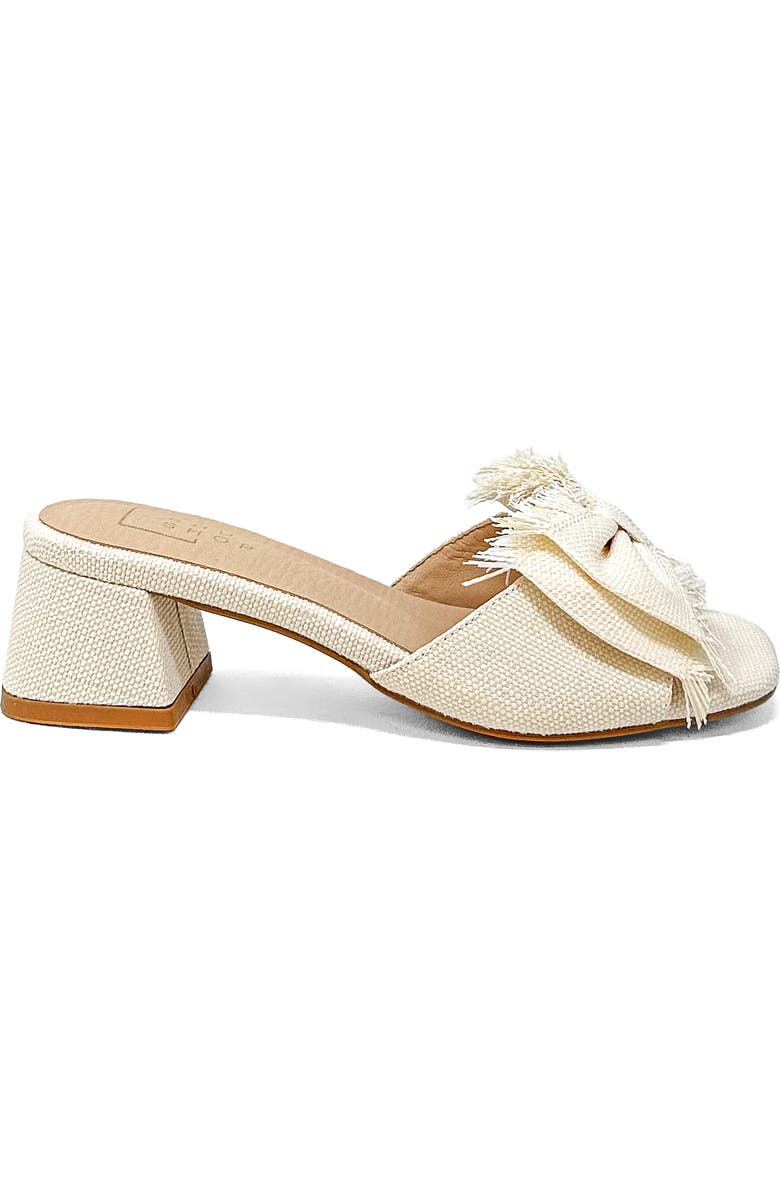 SHUSHOP Francesca Block Heel Sandal, Alternate, color, Bone