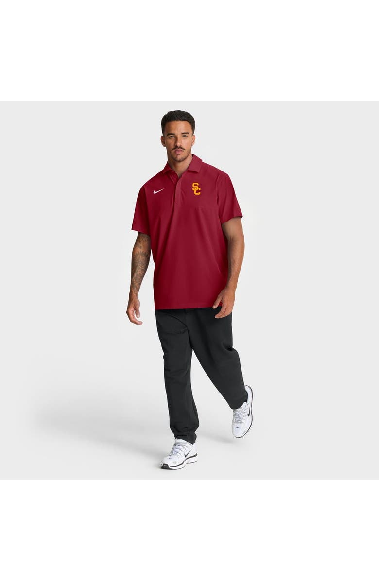 Nike Men's Nike Cardinal USC Trojans 2025 Coaches Sideline Polo, Alternate, color, Cardinal