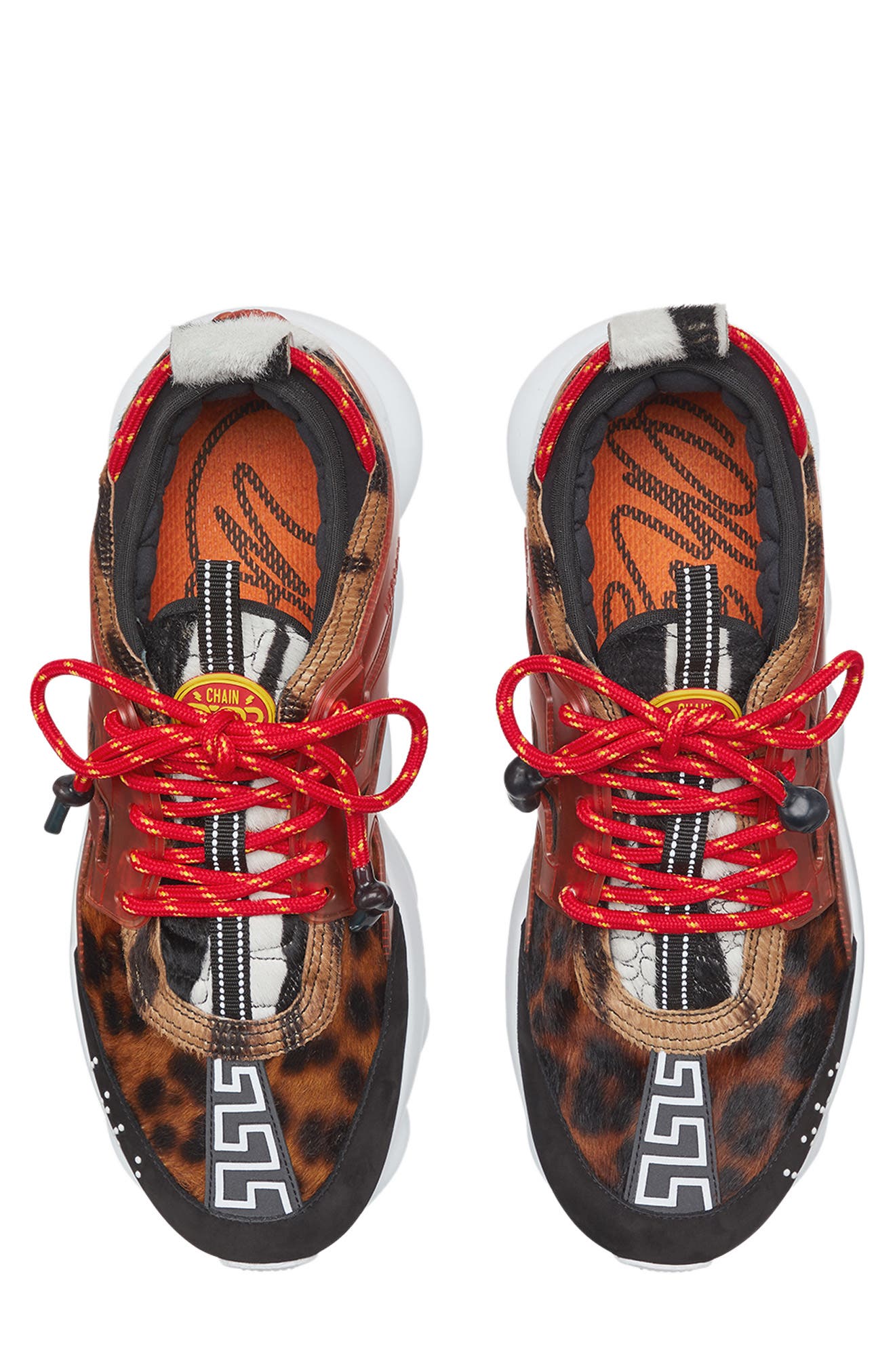 Versace Chain Reaction Sneaker, Alternate, color, 