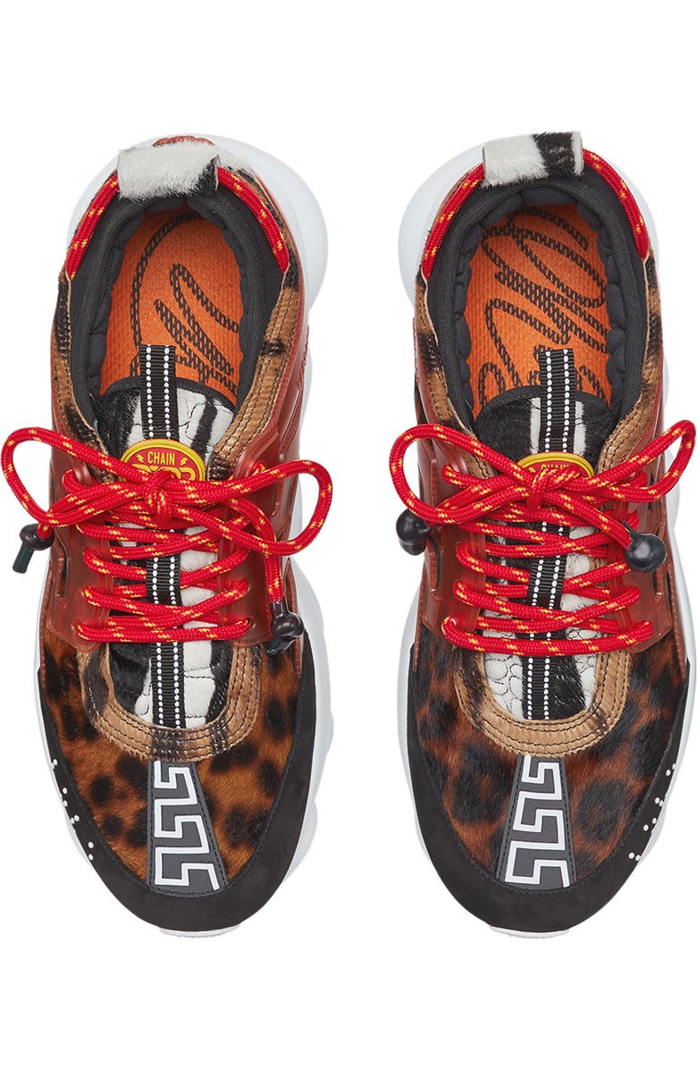 Versace Chain Reaction Sneaker, Alternate, color,