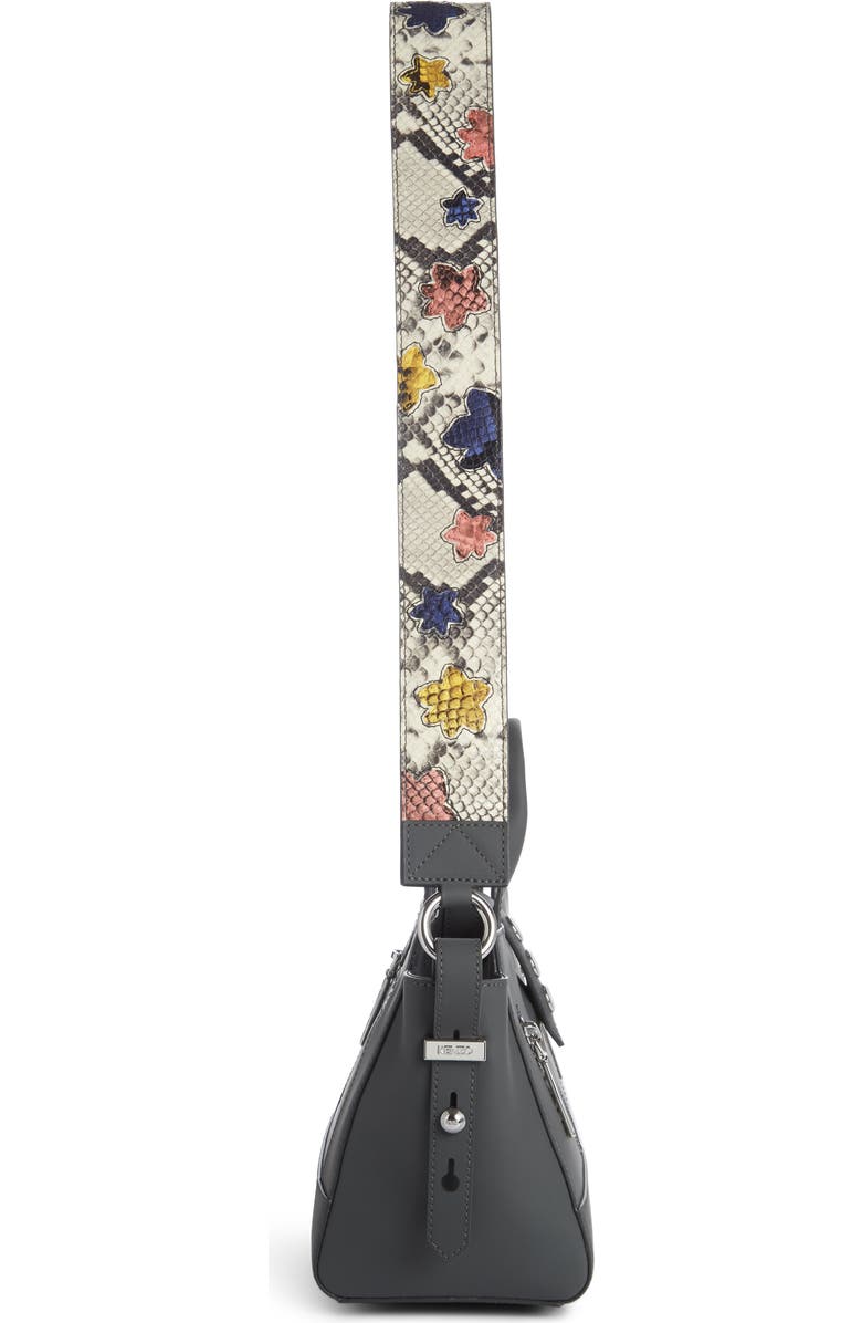 KENZO Mini Kalifornia Leather Satchel, Alternate, color,