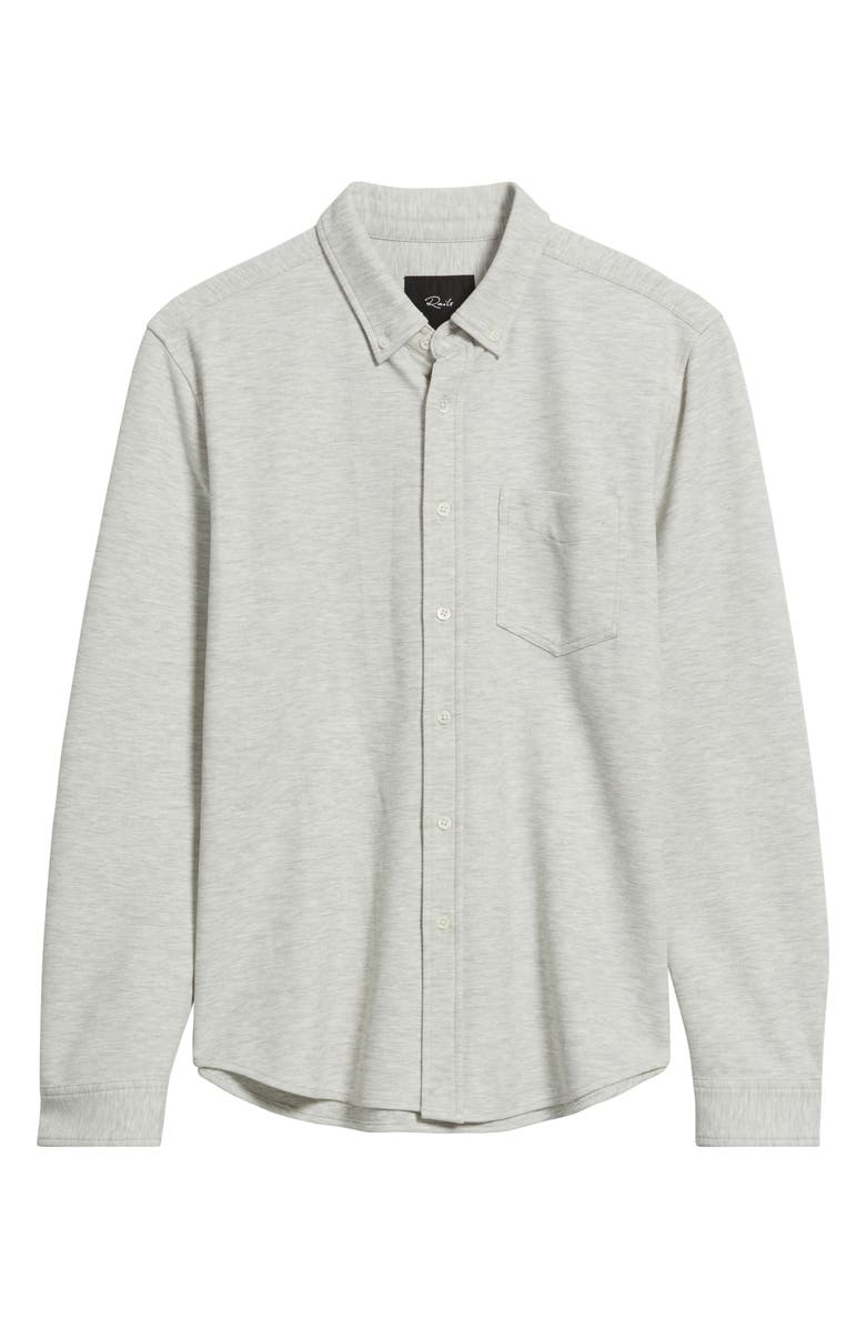 Rails Vincent Heathered Piqué Button-Down Shirt, Alternate, color, 