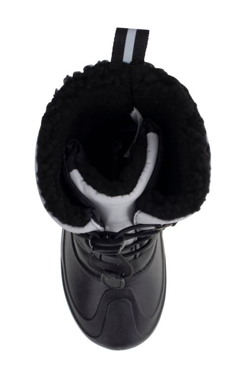 Western Chief Kids' Arcterra Waterproof Faux Fur Lined Boot In Gray