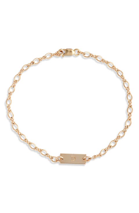 Hadley Initial Bar Bracelet