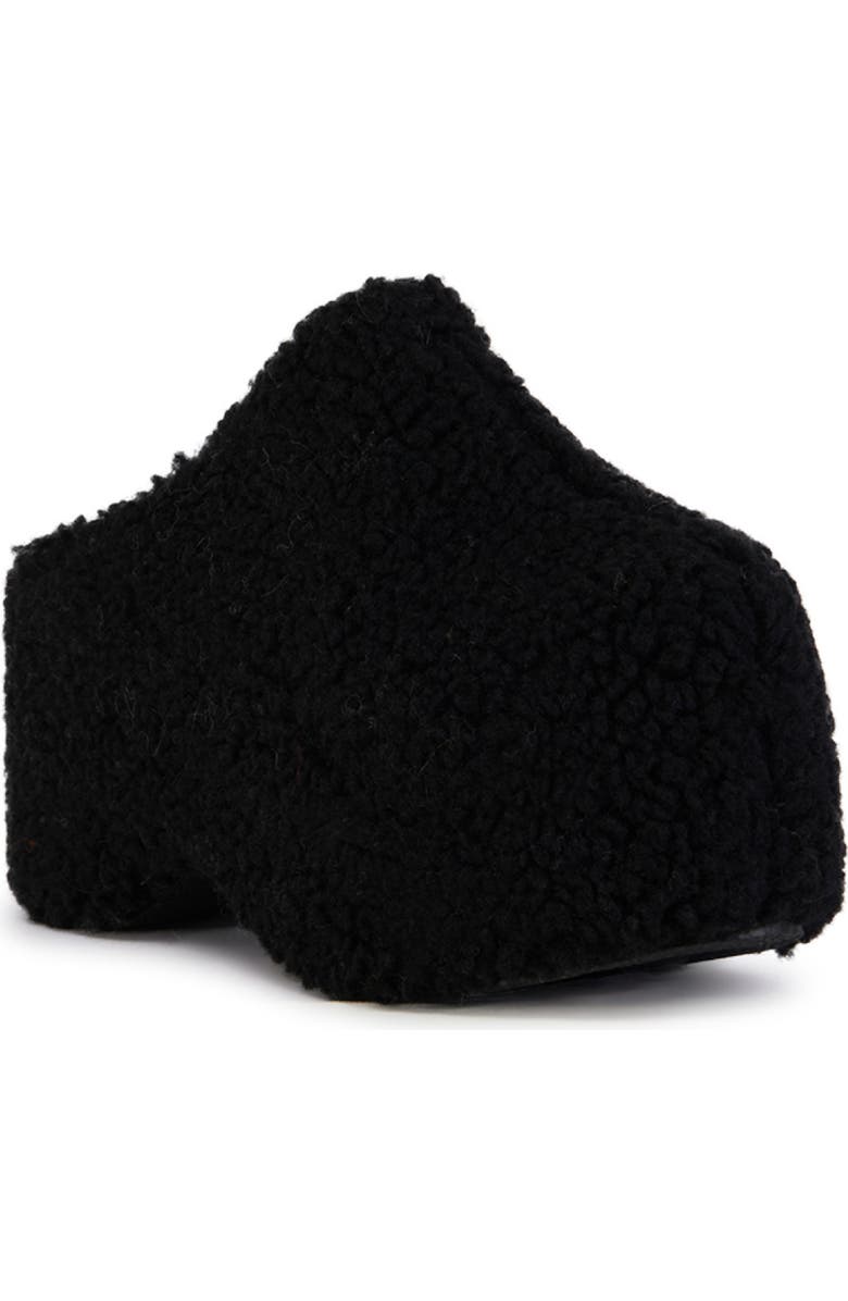 AZALEA WANG Dolorita Faux Shearling Clog, Main, color,