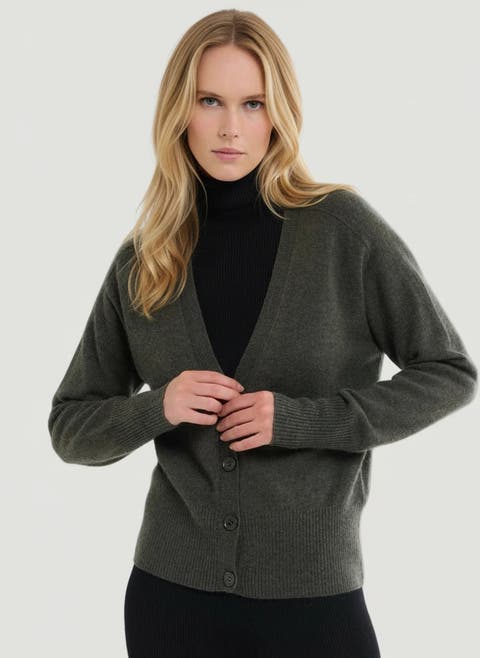 Cashmere V-Neck Cardigan