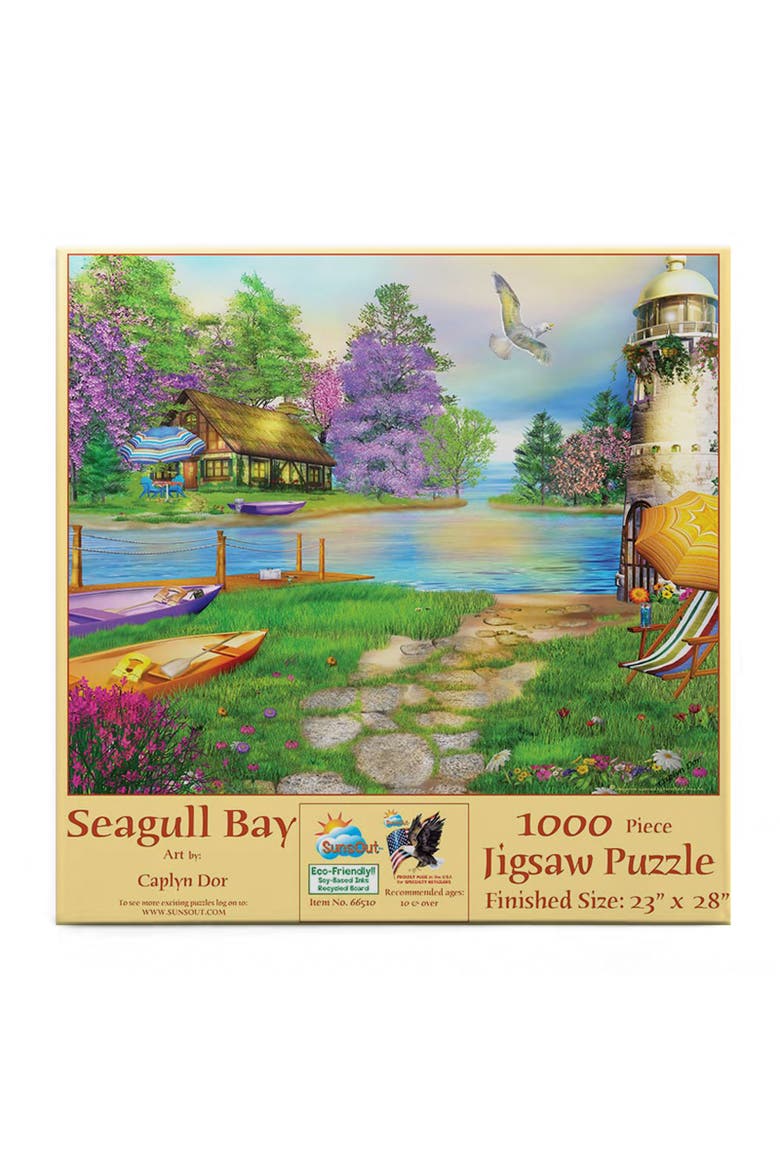 Seagull Bay 1000 piece Jigsaw Puzzle for Adults, Alternate, color, Multicolor