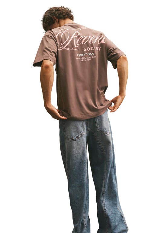 COTTON ON BOX FIT TEXT T-SHIRT