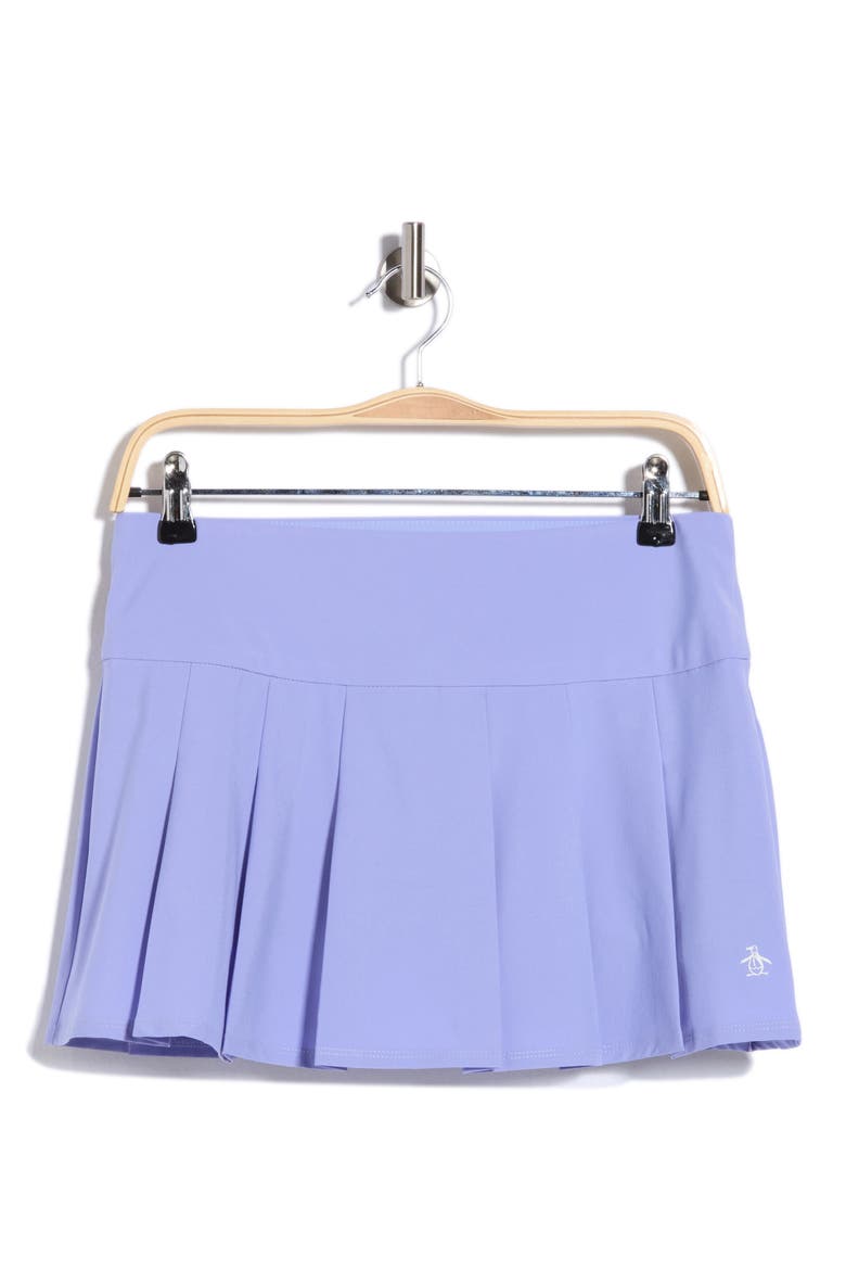 Pleated Performance Skort, Alternate, color, PALE IRIS