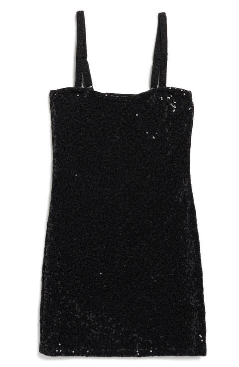 Kids' Metallic Sequin Party Dress (Big Kid)