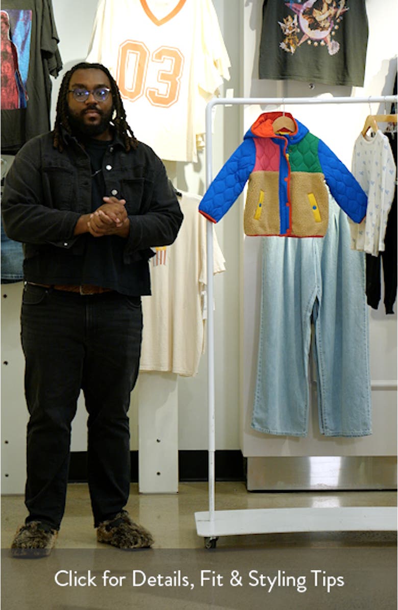 Kids' Mixed Fleece & Quilted Jacket, sales video thumbnail