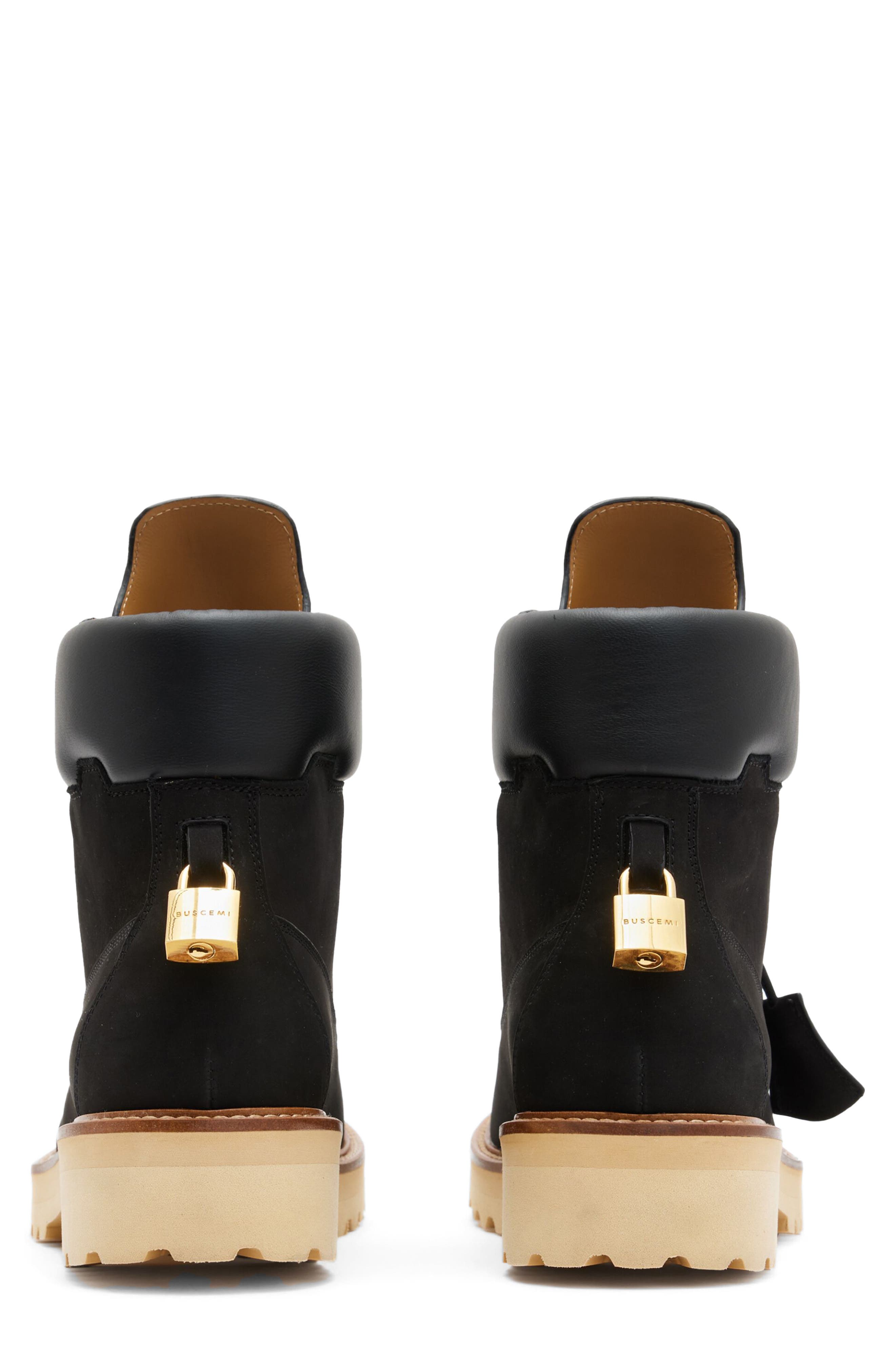 Buscemi Site Lug Sole Work Boot, Alternate, color, 