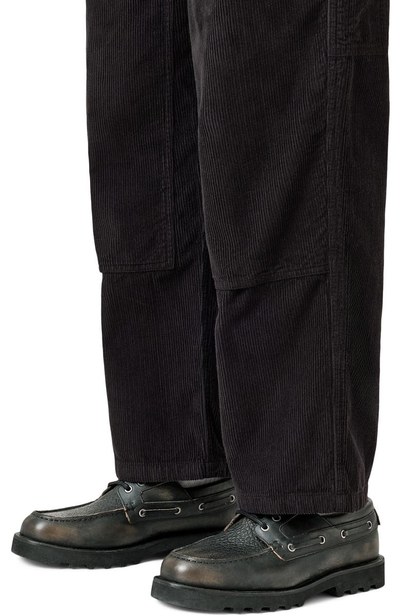 AllSaints Skiff Boat Shoe, Alternate, color, Black/ Brown