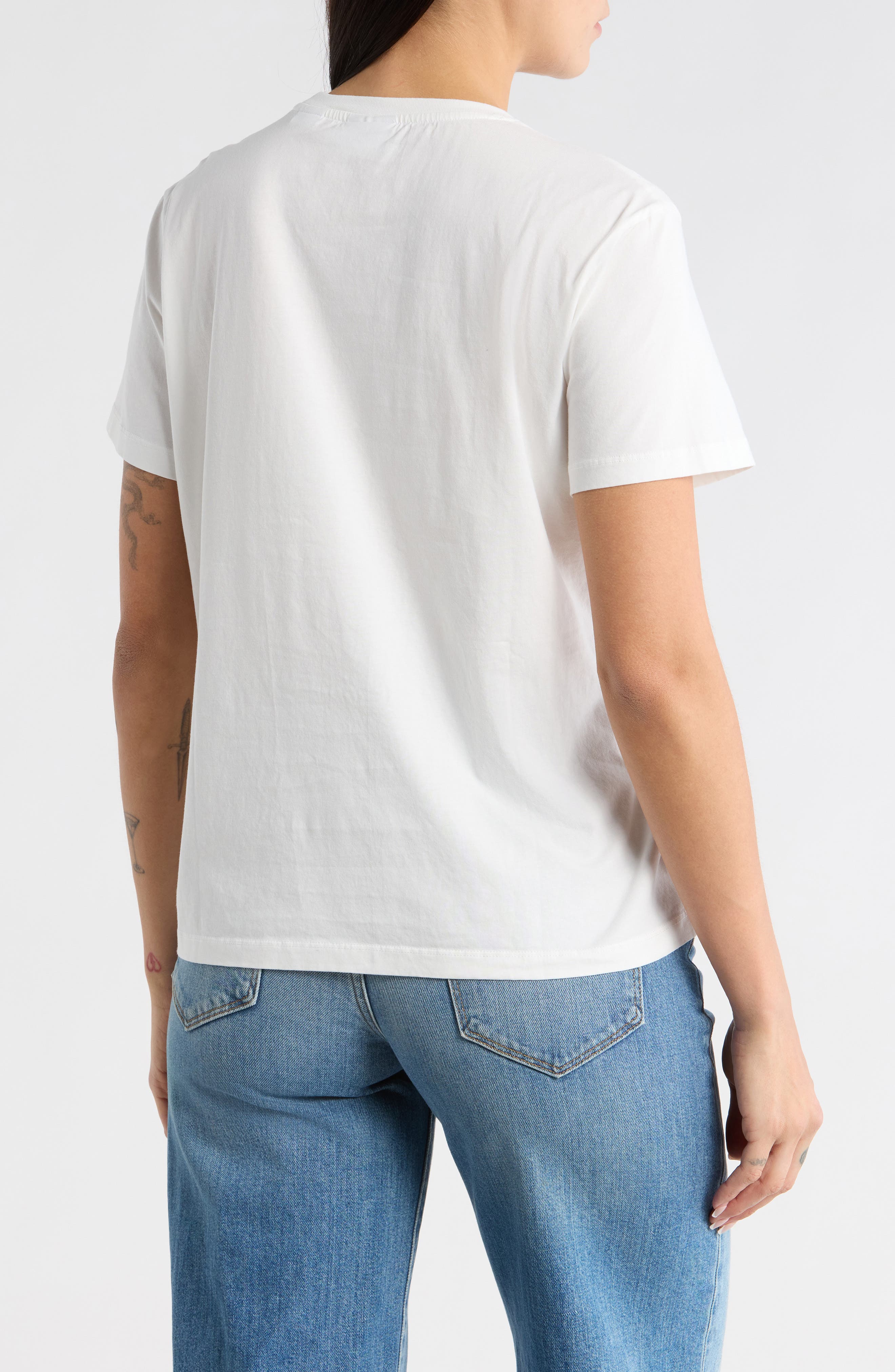 Logo Cotton Graphic T-Shirt - image 2