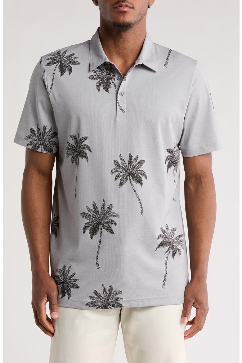 Mesic Polo, Main, color, HEATHER GREY