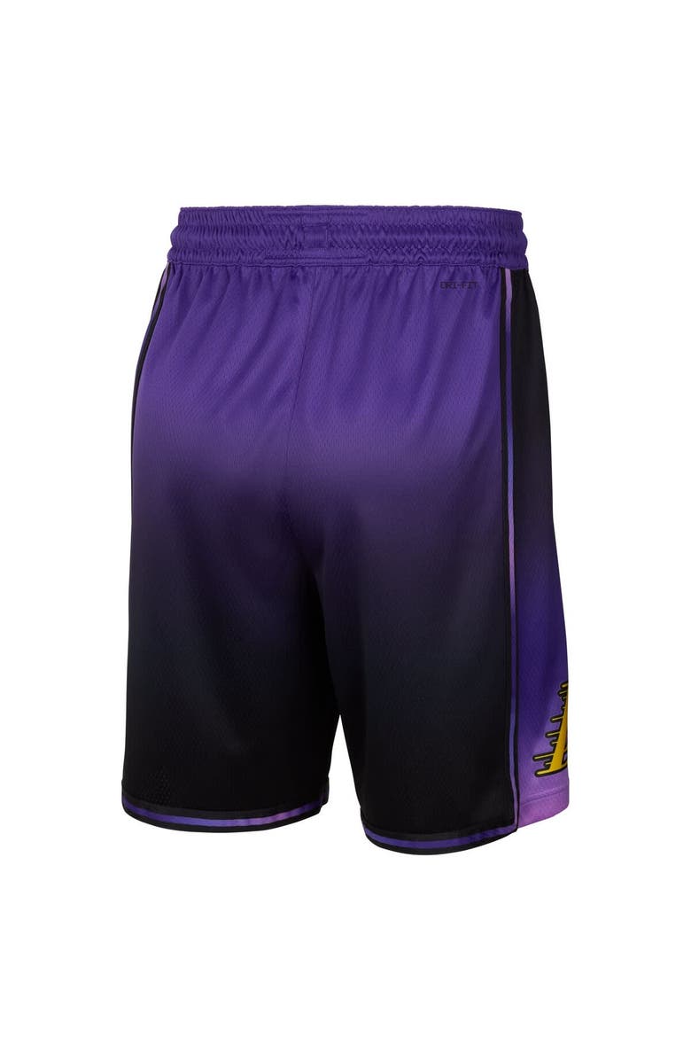 Nike Men's Nike Purple Los Angeles Lakers 2024/25 City Edition Swingman Shorts, Alternate, color, 
