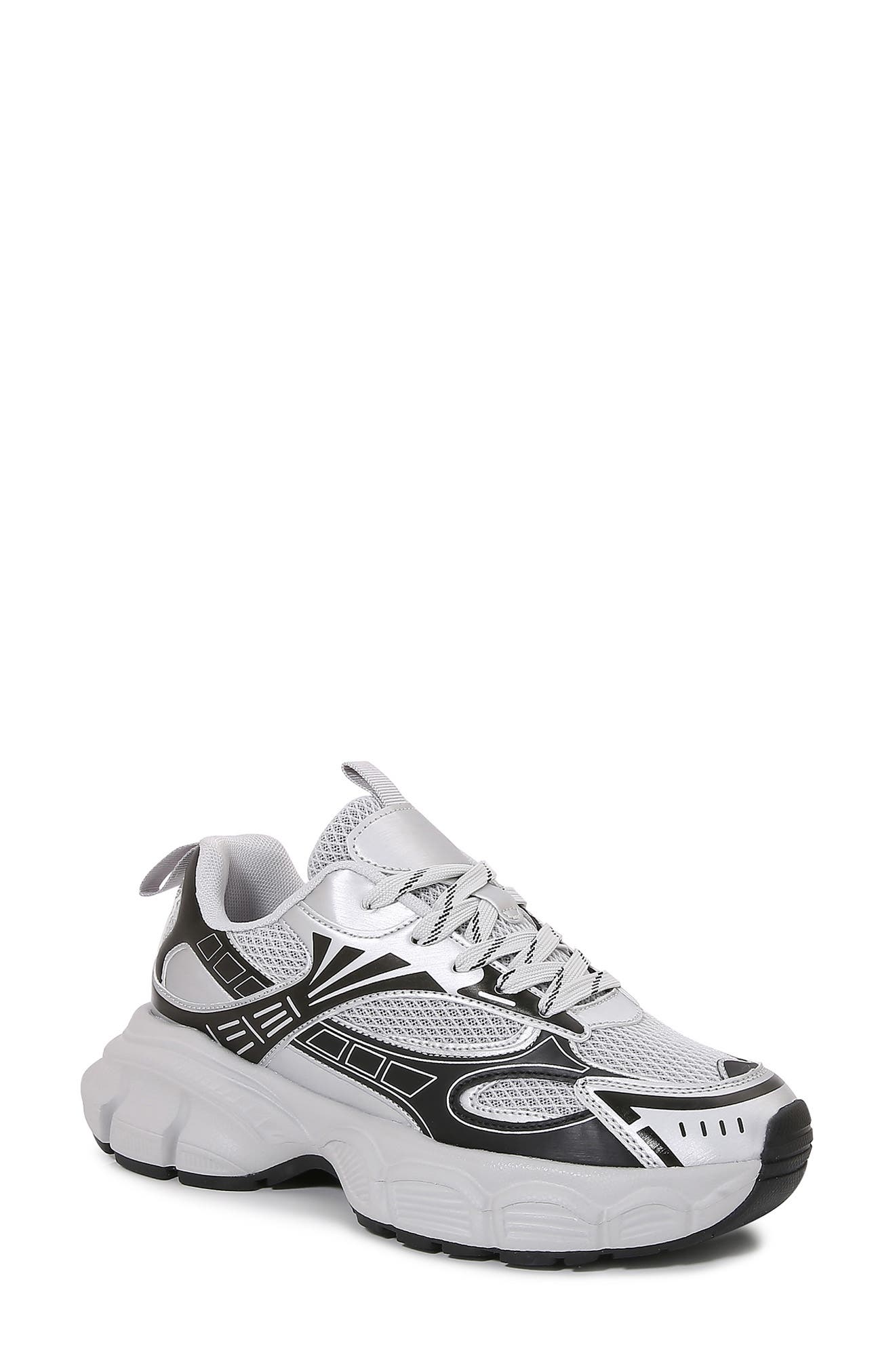 Ramona Sneaker, Main, color, SILVER