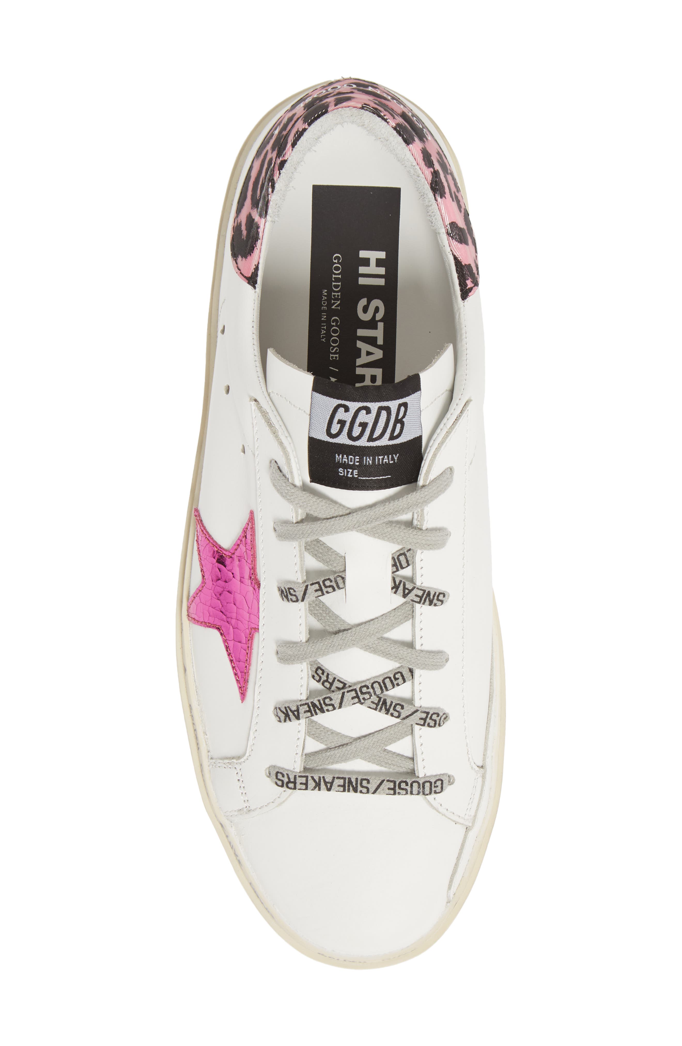 Golden Goose Hi Star Platform Sneaker, Alternate, color, 