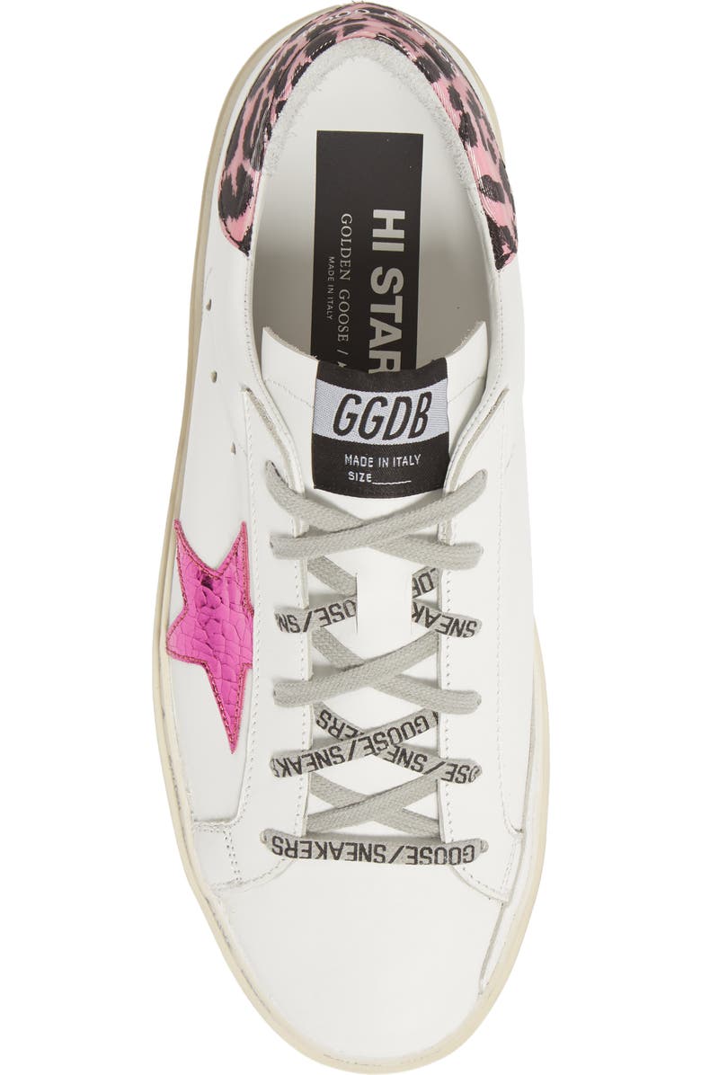 Golden Goose Hi Star Platform Sneaker, Alternate, color,