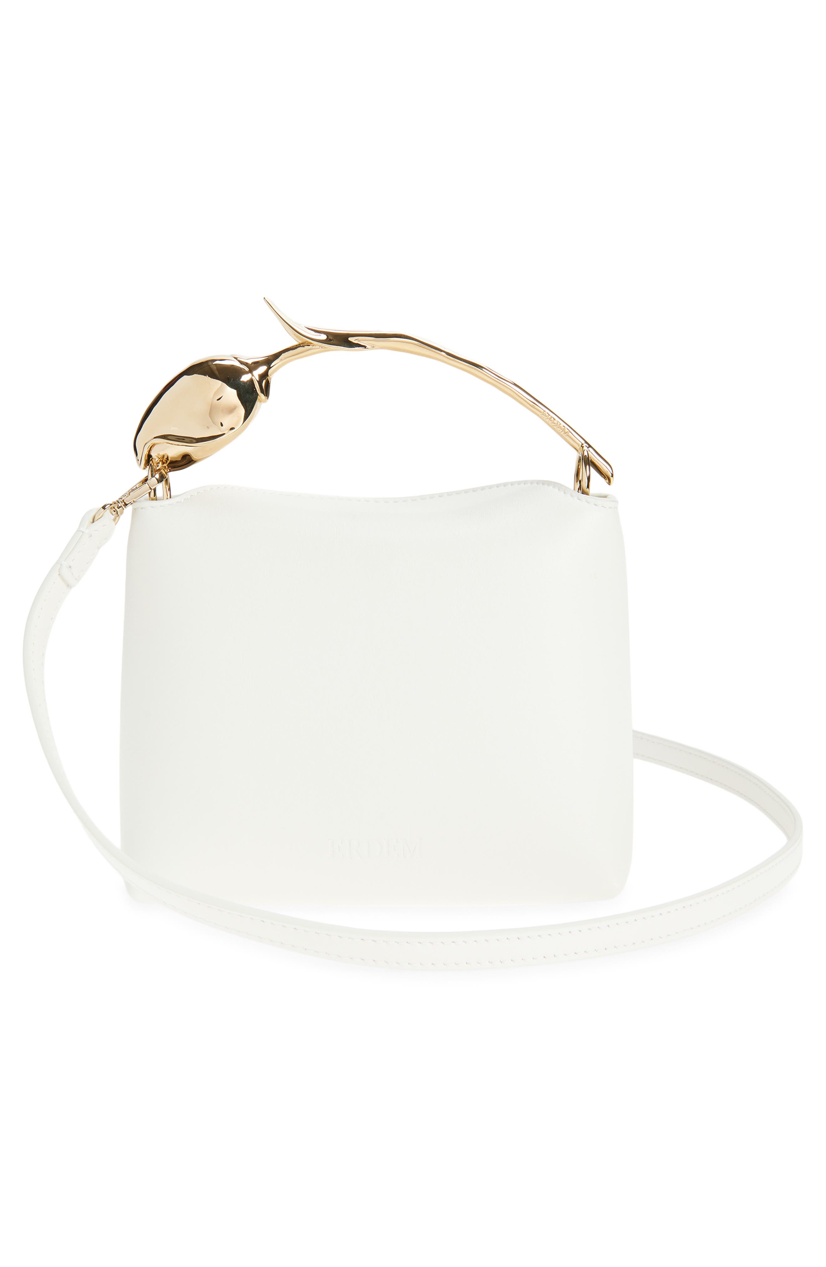 Erdem Mini Bloom Bag, Alternate, color, Porcelain