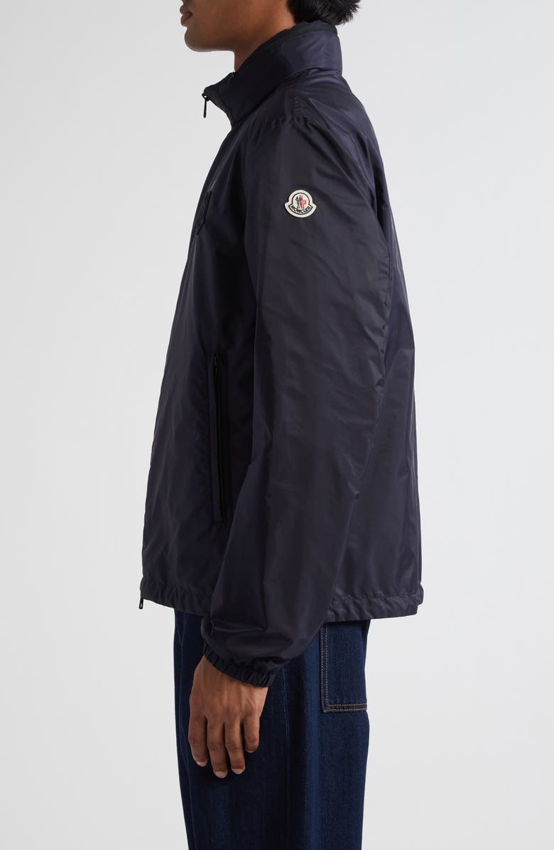 Moncler Ouge Water Repellent Nylon Jacket, Alternate, color, Navy