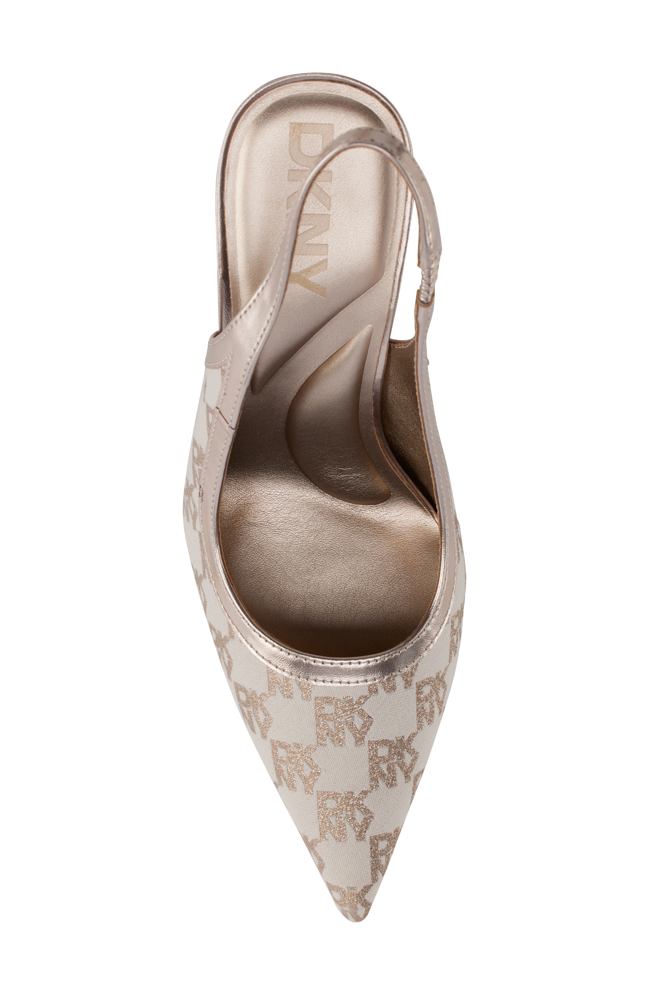 DKNY Cinette Slingback Pump, Alternate, color, Bone