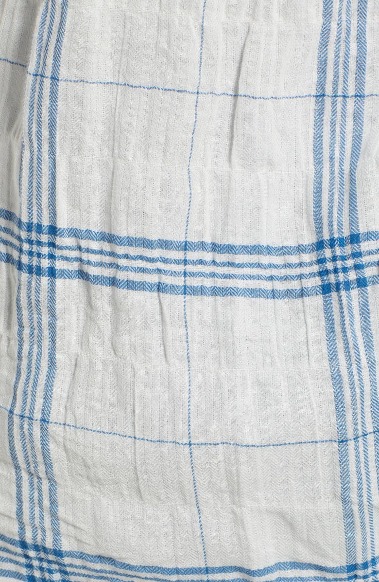 Caslon<sup>®</sup> Herringbone Weave Plaid Button-Up Shirt, Alternate, color,