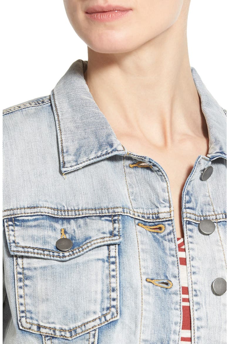 'Helena' Denim Jacket, Alternate, color, SWEET