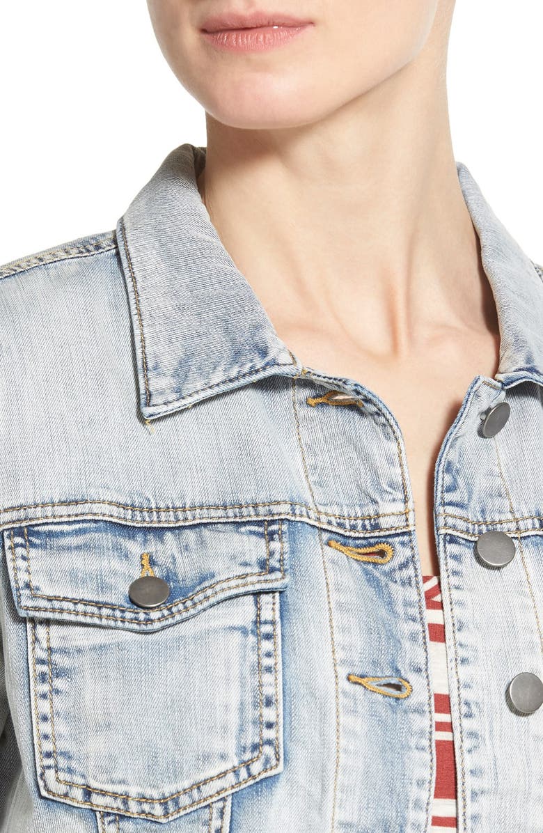 KUT from the Kloth 'Helena' Denim Jacket, Alternate, color,
