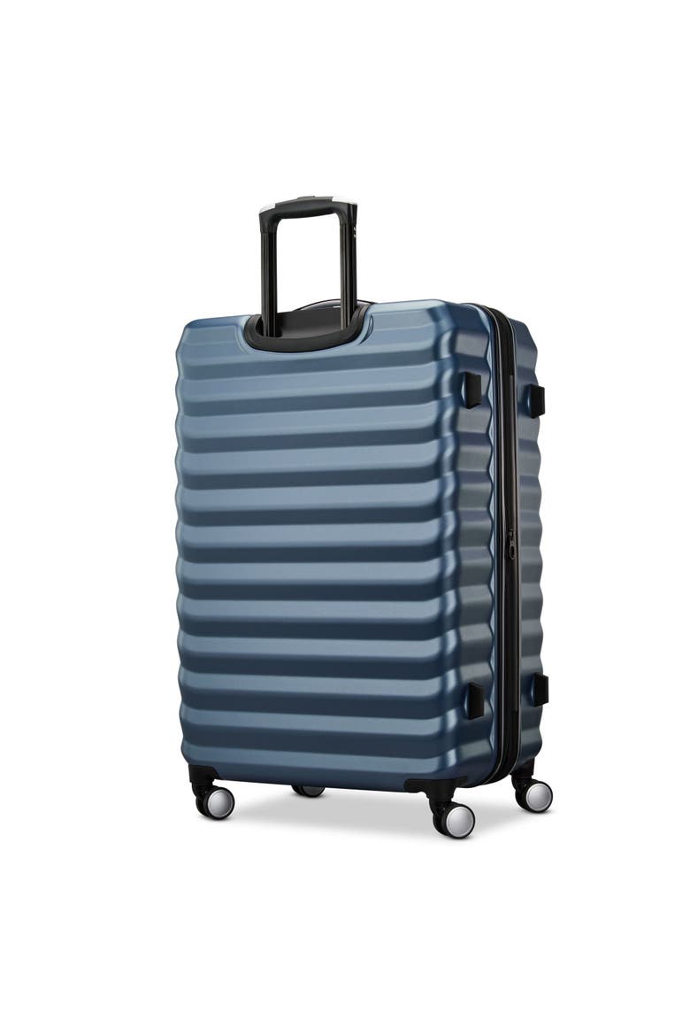 Element Hardside Expandable 28" Large Checked Spinner Luggage, Alternate, color, Captains Blue