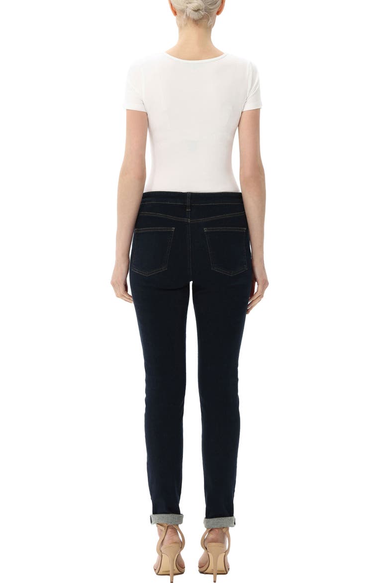 Women's U-Neck Basic Bodysuit, Alternate, color, White