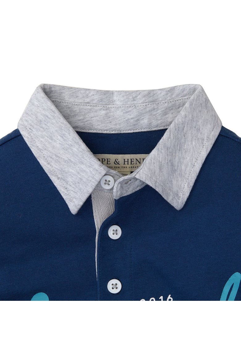 Boys' Graphic Polo, Kids, Alternate, color, Blue