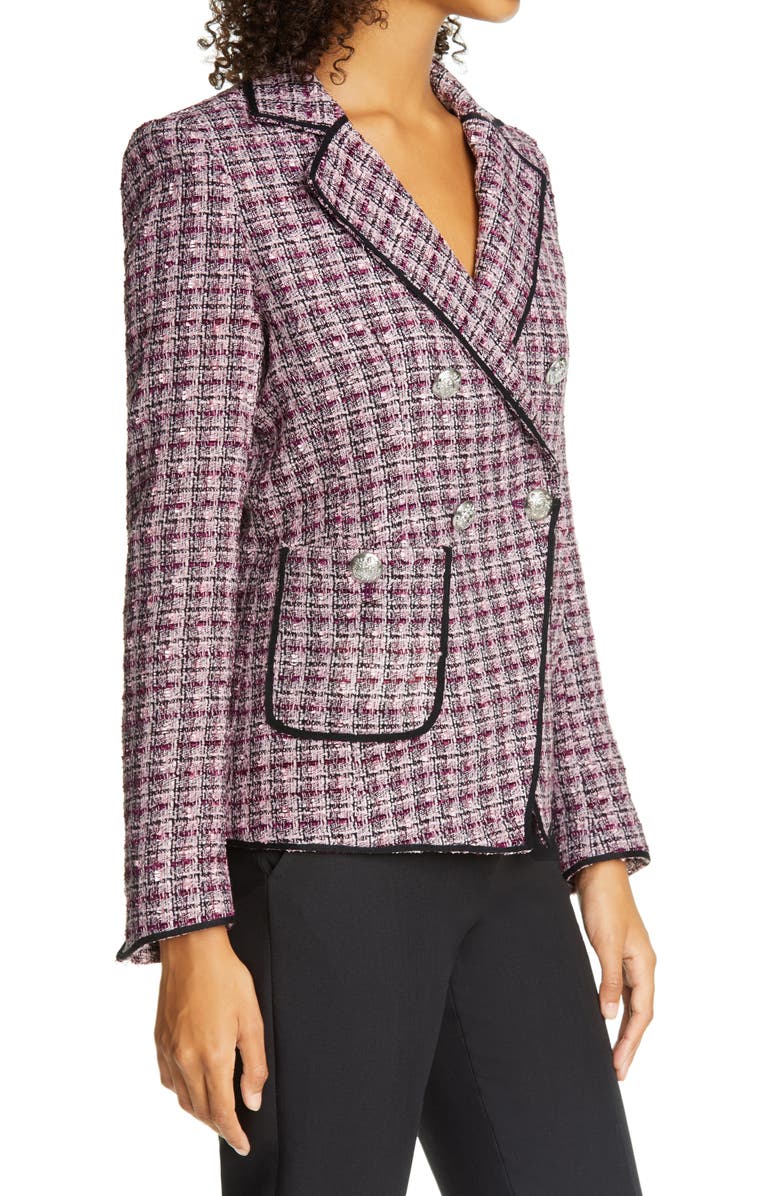 Veronica Beard Theron Tweed Jacket, Alternate, color, 