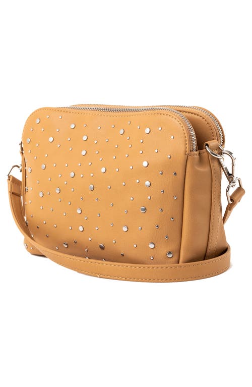 Urban Originals Galaxy Faux Leather Crossbody Bag In Taupe