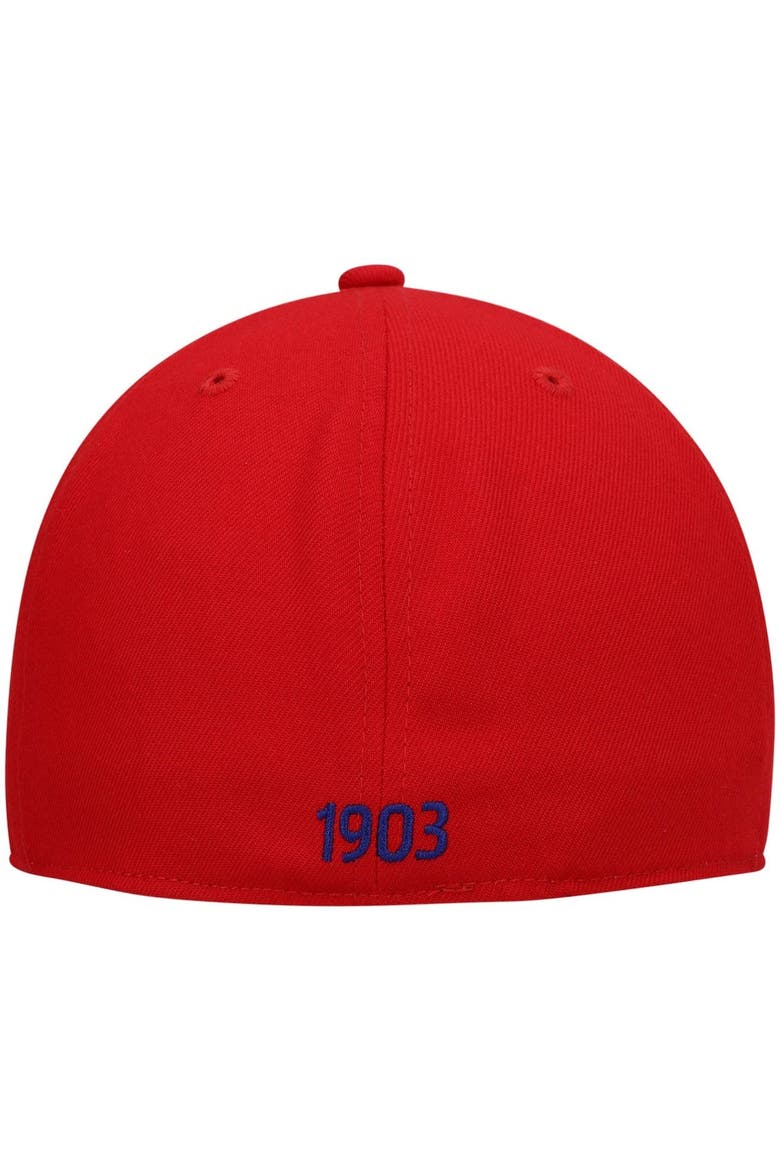Men's Red Atletico de Madrid Dawn Fitted Hat, Alternate, color, Red