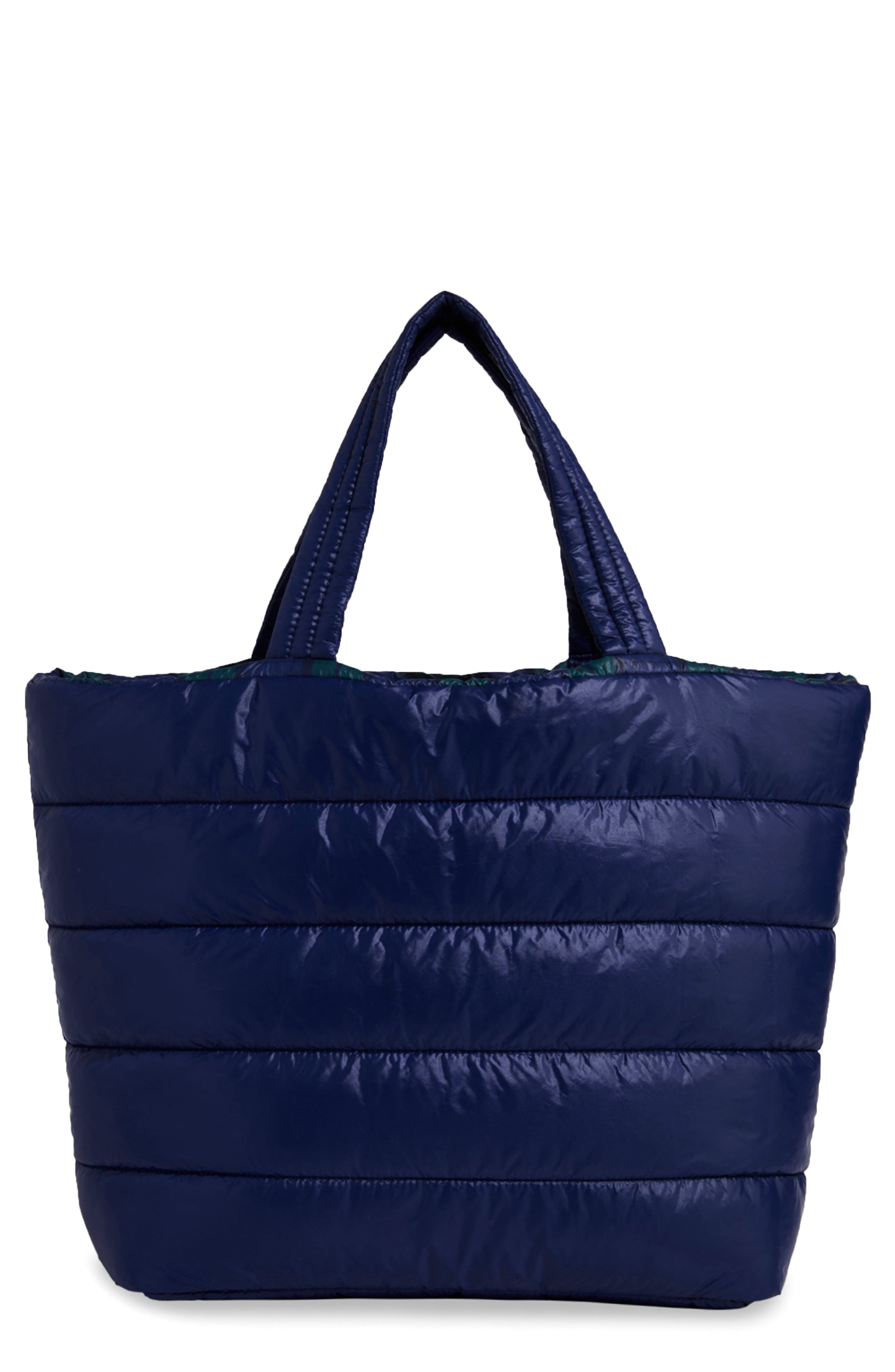 vineyard vines Colorblock Puffer Tote, Alternate, color, 