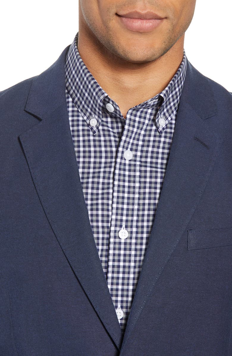 NORDSTROM MEN'S SHOP Washed Stretch Cotton Blazer, Alternate, color,