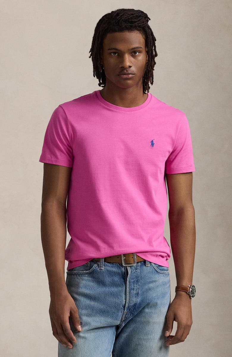 Polo Ralph Lauren Classic Fit Jersey Crewneck T-Shirt, Alternate, color,