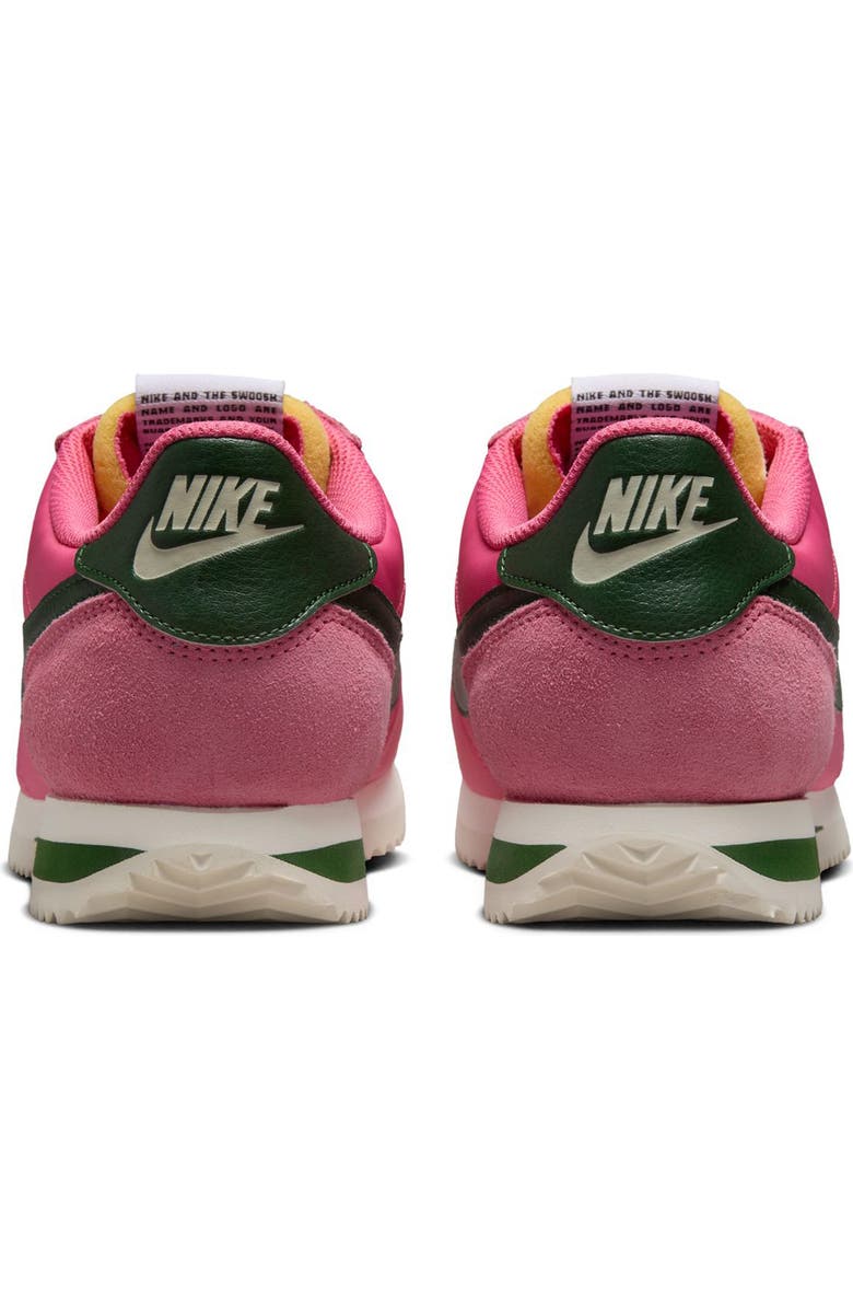Nike Cortez Sneaker, Alternate, color, Pink/ Fir/ Sail/ White
