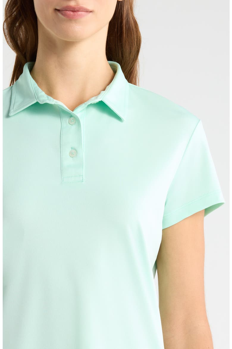 Ava Short Sleeve Performance Golf Polo, Alternate, color, MINT