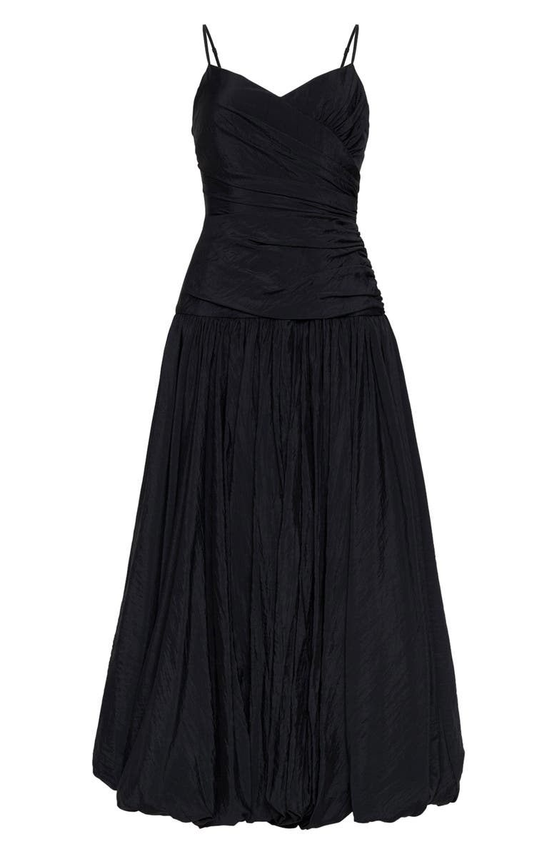 Cinq à Sept Fia Bubble Hem Dress, Alternate, color, Black