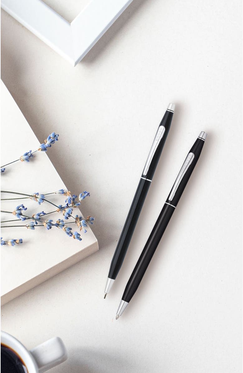 A.T. Cross Classic Century Pen and Pencil Set, Alternate, color, Black Lacquer