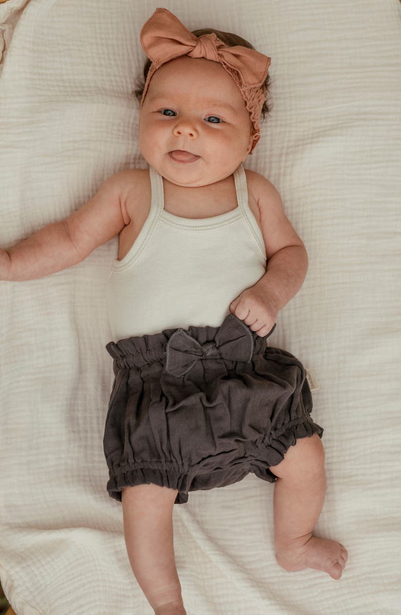 L'ovedbaby Organic Cotton Muslin Bloomers, Alternate, color, Chia Seed